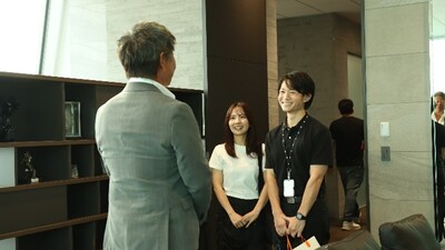 社長室訪問