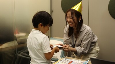 仕事取材の様子